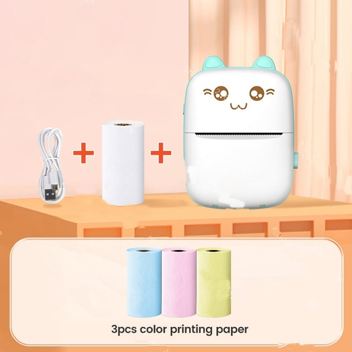 Skanto | Mini Kat Termisk Bluetooth Etiket Skriver