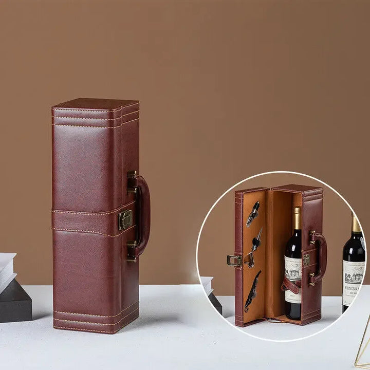 Skanto | Luksus Vin Kasse - Stilige Oppbevaring for Vin og Tilbehør