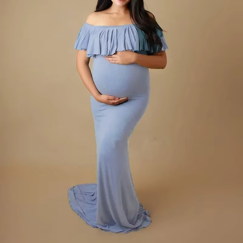 Skanto | Elegant Graviditetsfotografikjole for Graviditetsfotograferinger