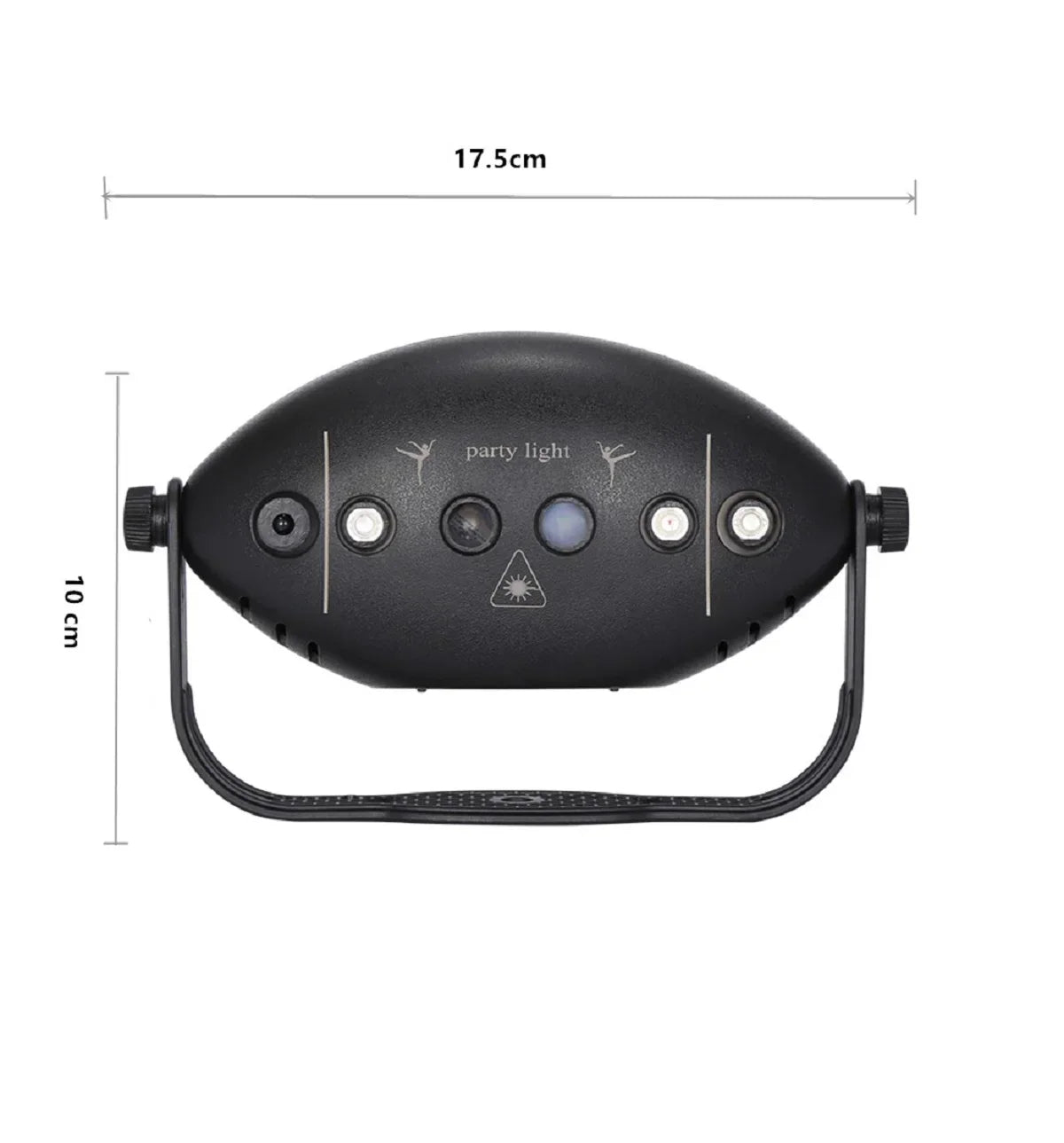 Norvo | RGB Disco Lys Scene DJ Fest Laser Projektor - Strobelys Klubb Hjem Ferie Dekorasjon Lampe for Feststemning