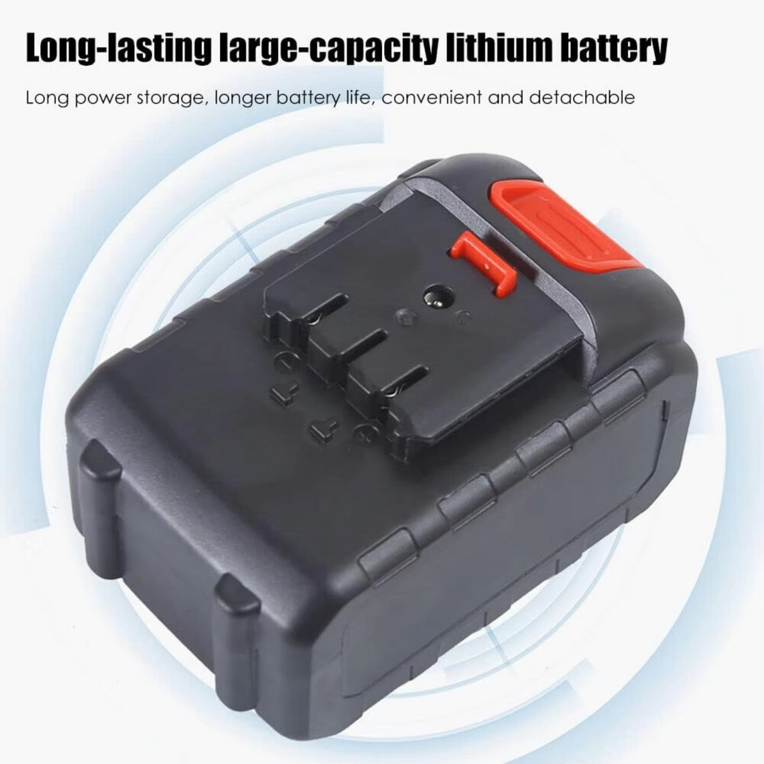 Skanto | Trådløs Ugressklipper 600W, 51" Justerbar Gressklipper og Børstekutter med 8 Blader og Dual 24V Batterier