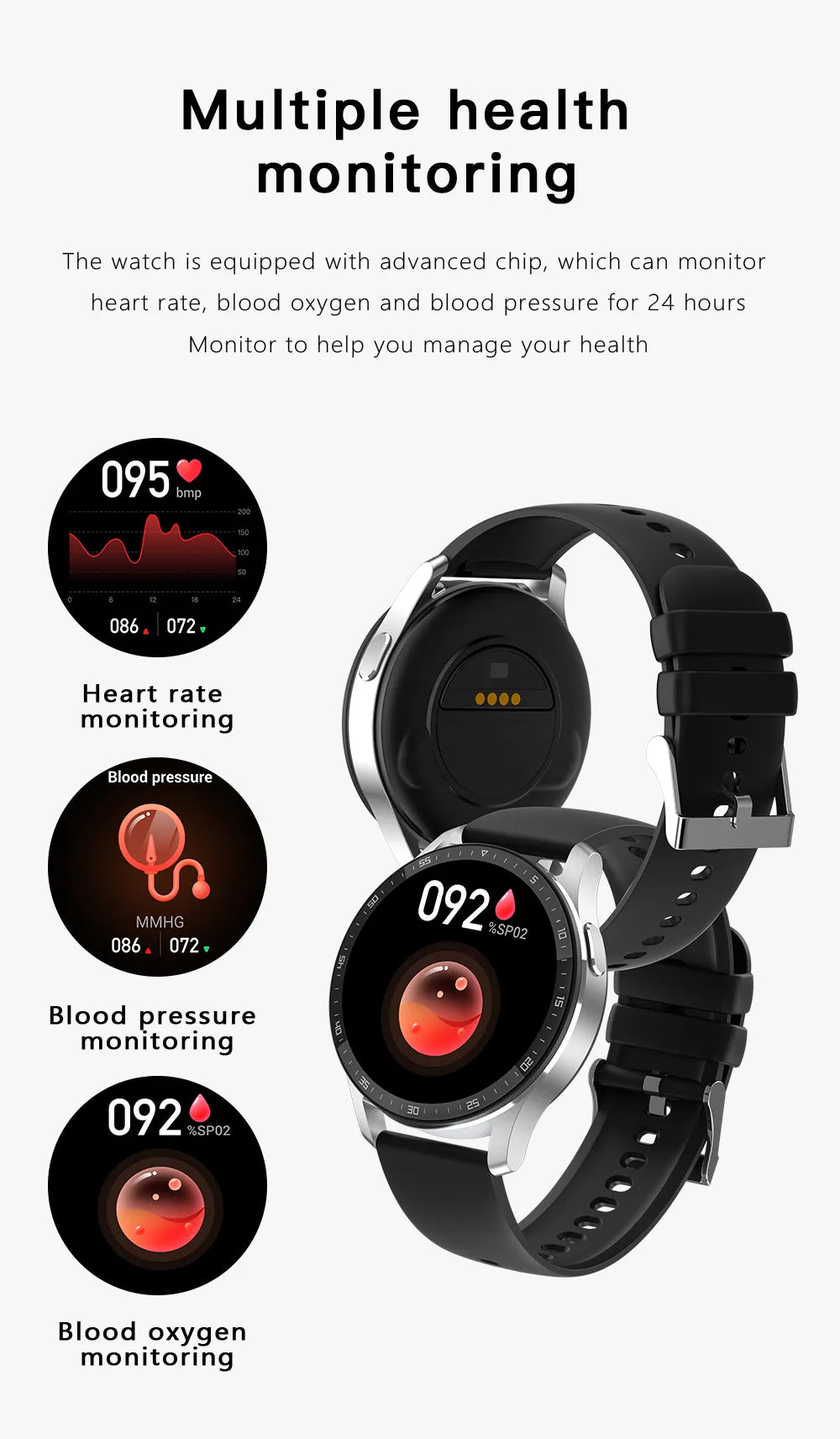 Skanto | To i én smartklokke med Bluetooth-ørepropper