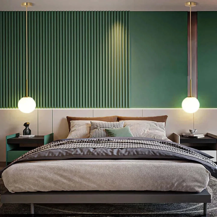 Skanto | Mid-Century Modern Glass Ball Pendant Light