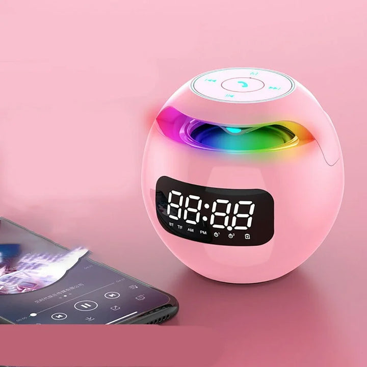 Skanto | Multifunksjonell Vekkerklokke – GlowBeep Høyttalerklokke