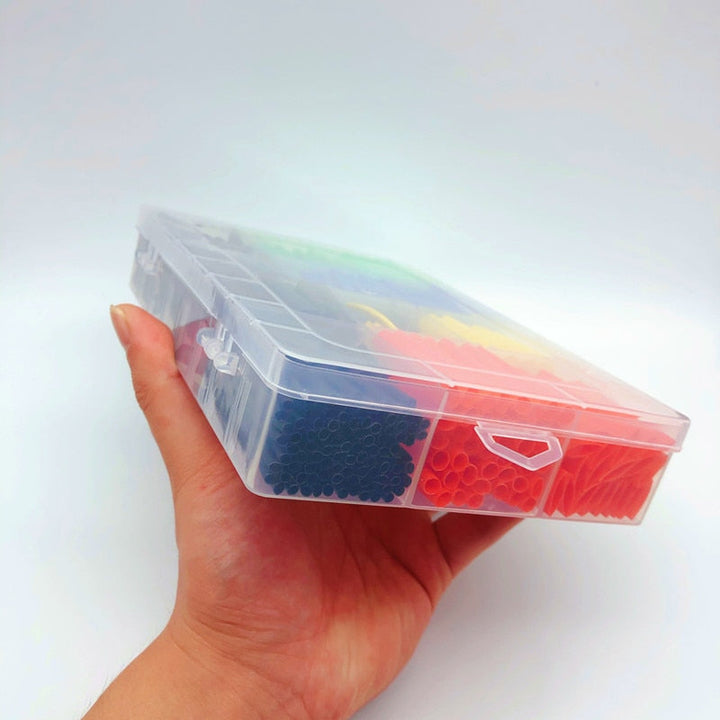 Skanto | 530Pcs Fargede Isolerte DIY Kabelfikser Kit