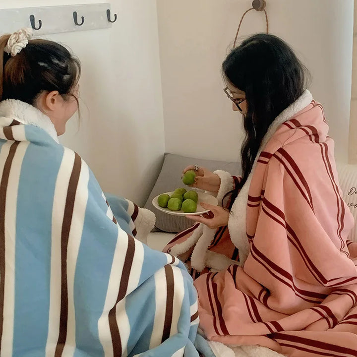 Stripe Sofa Throw | Skanto