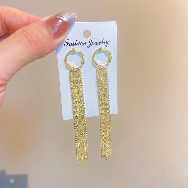 Skanto | Golden Shining City Kvast Øredobb