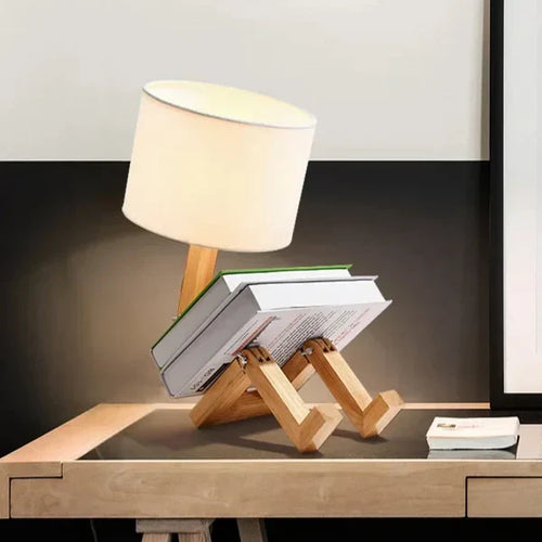 Skanto | Tre Bordlampe med Bokholder - RutanFlex