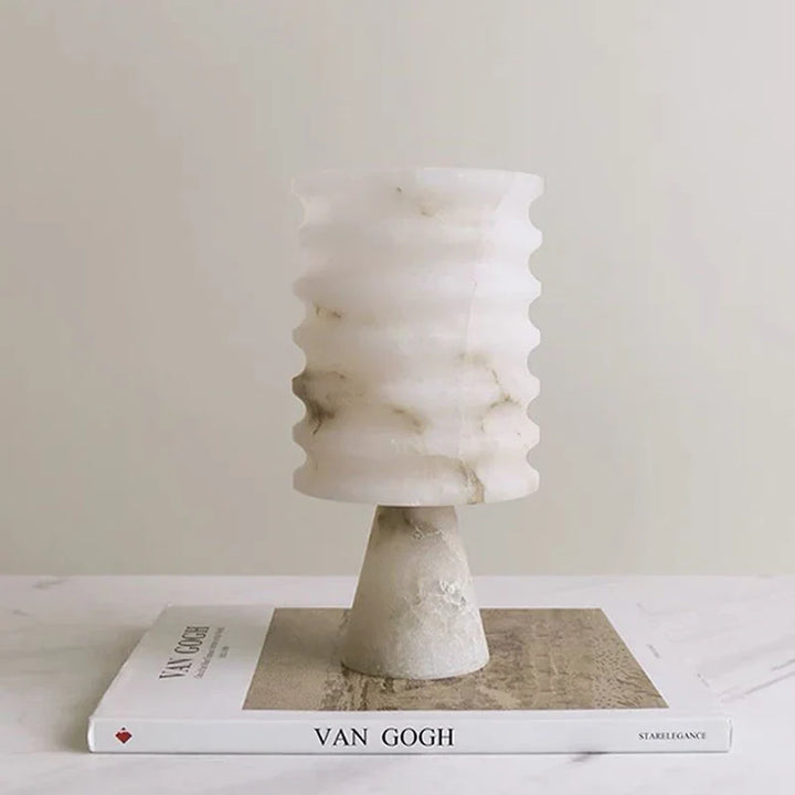 Hvit Onyx Blomster Vase Skanto