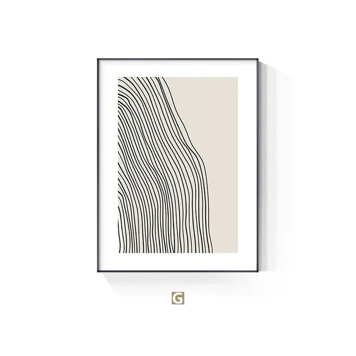 Minimalistisk abstrakt floral veggkunst Fine-Art lerretsutskrifter inspirerende sitat plakat galleri veggbilder for stue soverom kunstdekor | Skanto