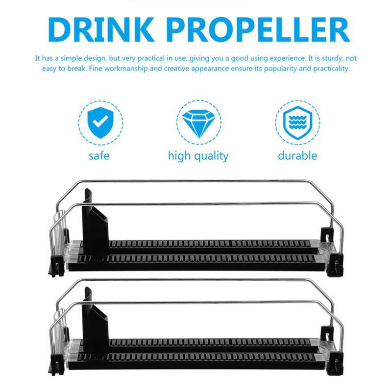 Skanto | Auto Drink Pusher Kjøleskap Organizer Hylle