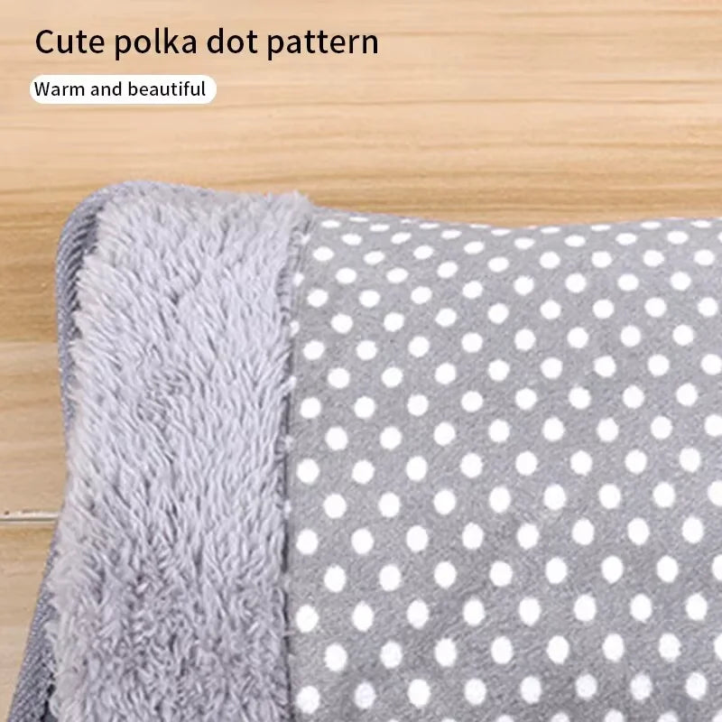 Norvo | Elektrisk Varmvannflaske HeatDot 500 | 500W Rask Oppvarming med EU-plugg | Oppladbar Håndvarmer med Dobbelt Lomme | Sikker Varme-kilde for Vinter & Kontor