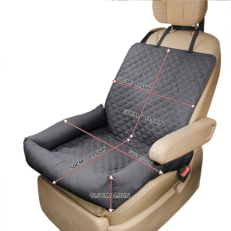 Norvo | Pawmodo Vanntett Hund Bilsete Deksel | Bærbar Reise Seng for Bil | Anti-Jord | For Små & Medium Hunder