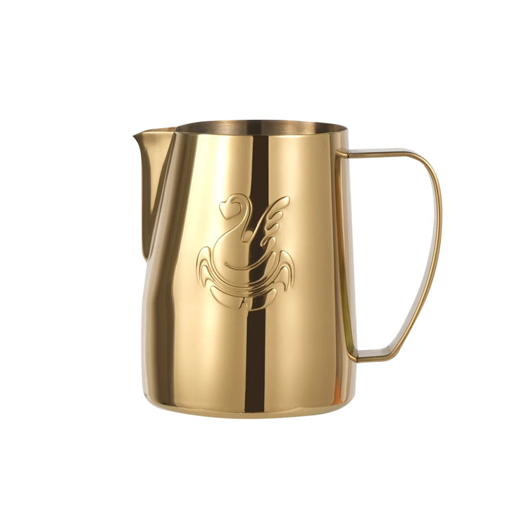 Skanto | 600ml rustfritt stål kaffekanne melkeskummer kopp kremfremstiller espresso latte kunst verktøy elegant svane
