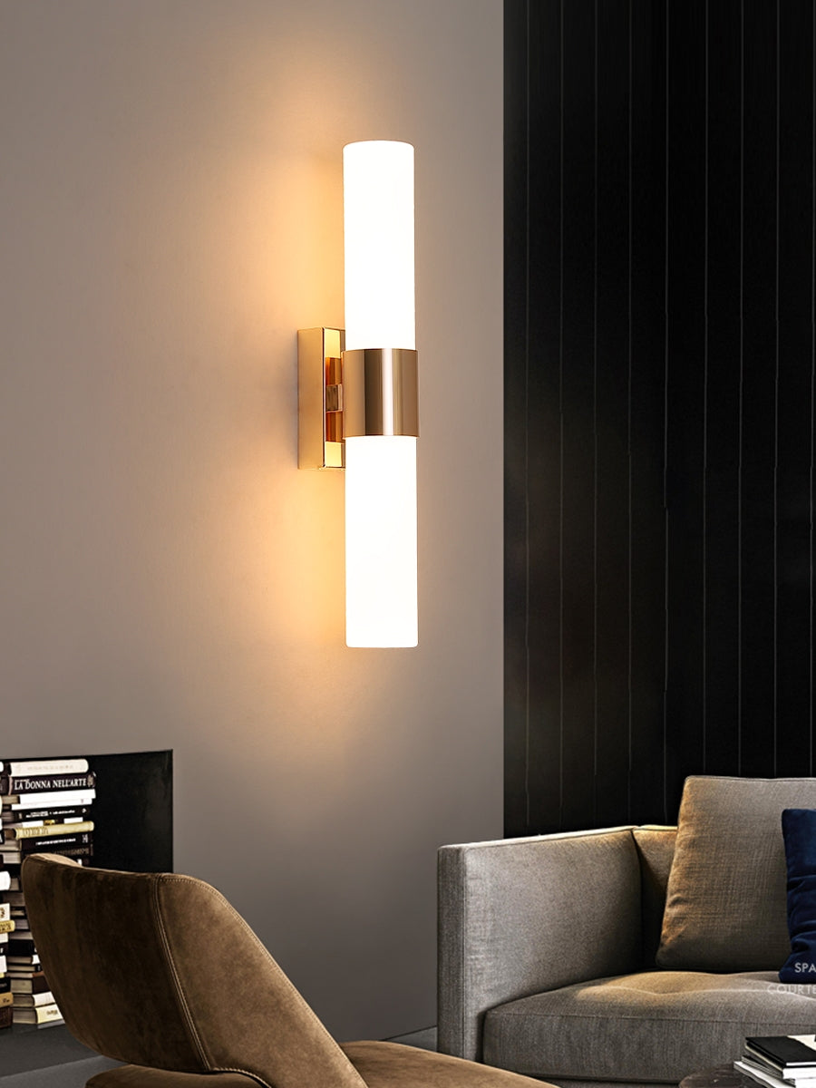 Skanto | EliteLume – Minimalistisk Gull Vegglampe med Energieffektiv LED