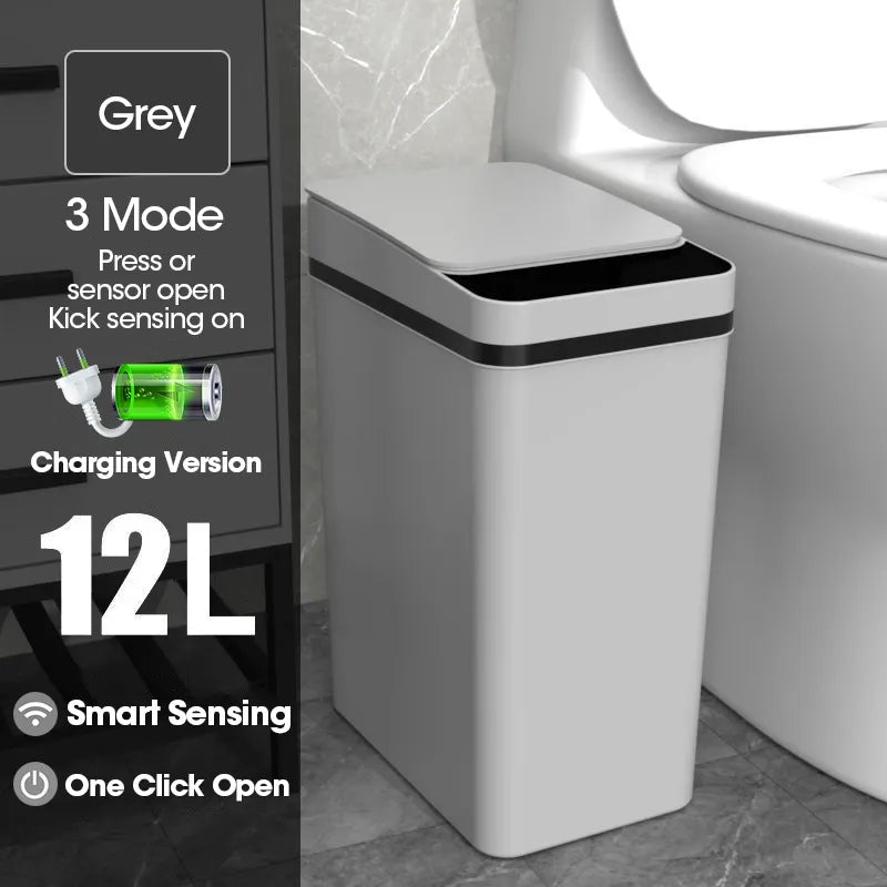 Vanntett Smart Wave Sensor Automatisk Søppelbøtte | Skanto