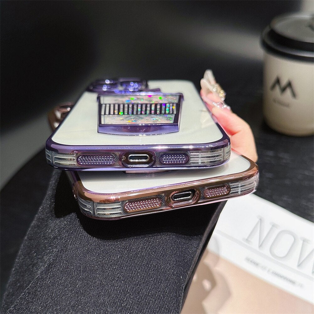 Skanto | Glitter Star Drikkekopp iPhone Cover