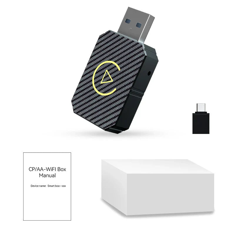 Skanto | 2 i 1 USB Mini Trådløs CarPlay
