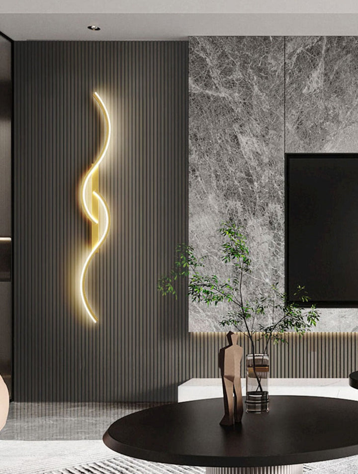 Skanto | Moderne LED Vegglampe – Kunstnerisk Kombinasjon av Former