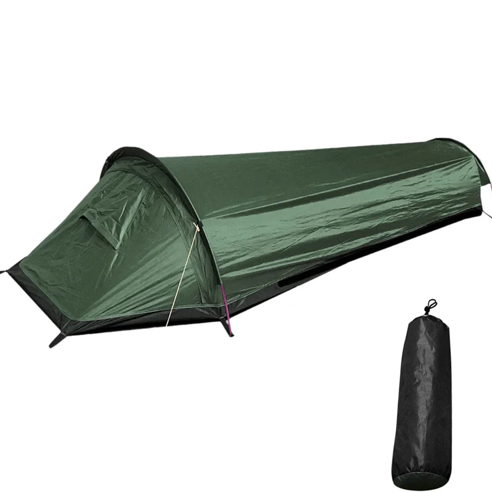 Skanto | Trekvento SoloShield Ultralett Enkeltelt | Vanntett & Vindstøtende | Med Aluminiumstenger & Lagringspose | For Fotturer, Turer & Camping