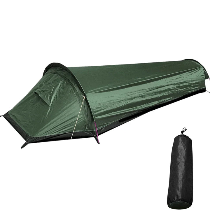 Skanto | Trekvento SoloShield Ultralett Enkeltelt | Vanntett & Vindstøtende | Med Aluminiumstenger & Lagringspose | For Fotturer, Turer & Camping