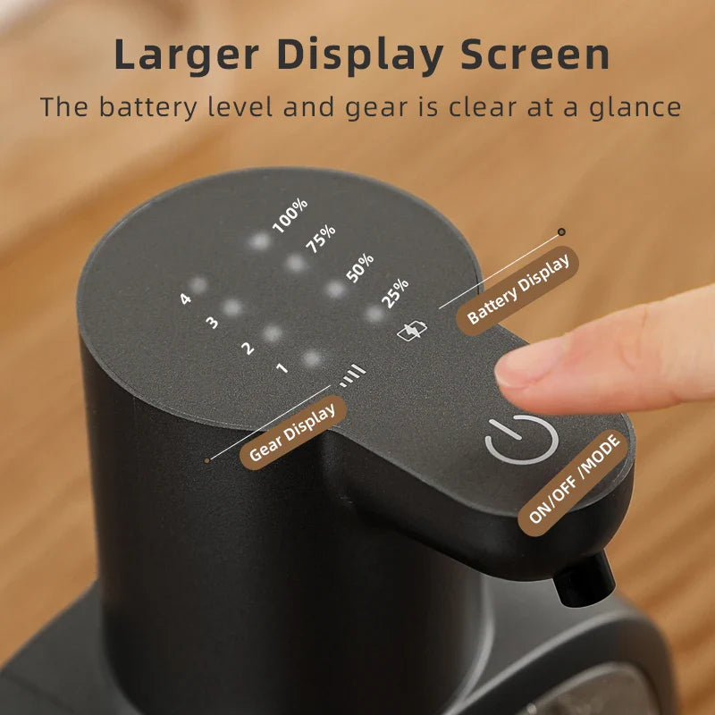 Norvo | Automatisk Såpedispenser Foamello | Veggmontert | 500 ml | Oppladbar & Berøringsfri | Sensoraktivert Skumfunksjon