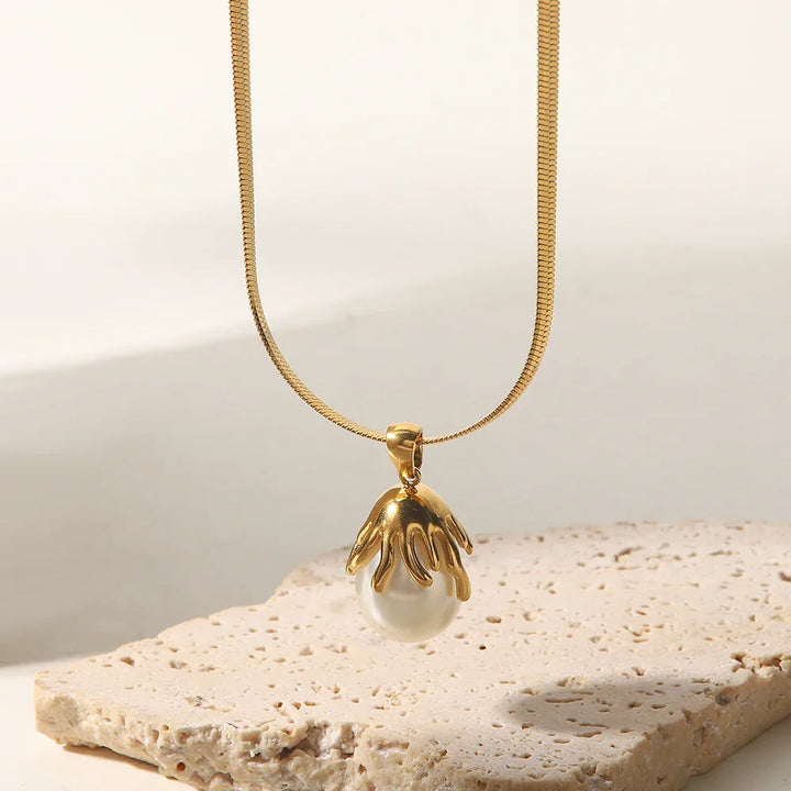Skanto | 18k Blooming Pearl Smykke og Øredobber