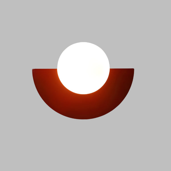 Norvo | Halvsirkulær vegglampe i skandinavisk stil minimalisme og varmt lys