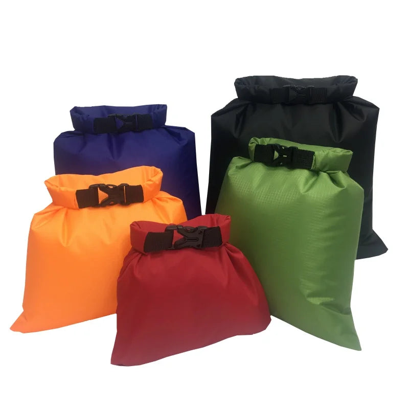 Skanto | Sealon Dry Bag Set | Vanntett og sandbestandig 5-delt sett for reise og utendørs eventyr