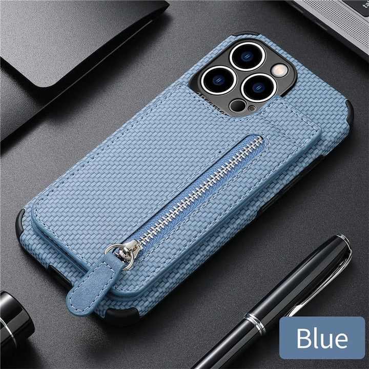 Skanto | Zip Zip Elegance Lommebok iPhone Etui