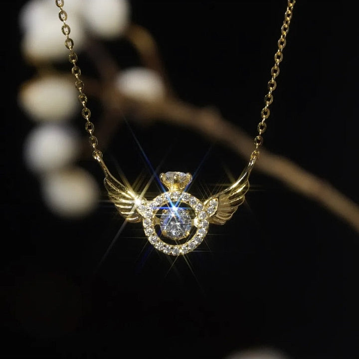 Skanto | Lucky Wings Pendel Zircon Halskjede