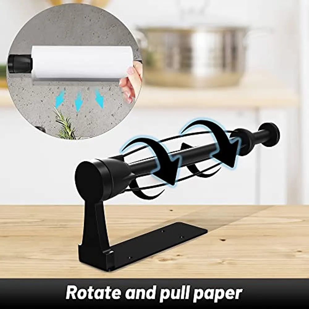 Skanto | Veggmontert papirhåndkleholder med dempeffekt - Énhåndsbetjening, underbygning-design for kjøkken og bad
