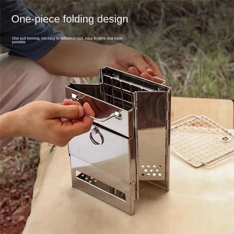 Skanto | Lettvekts rustfritt stål grill