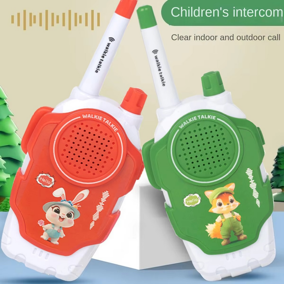 Skanto | 2 stk Barne Walkie-Talkies, 1600–1600ft To-veis Radioer, Mini Utendørs Eventyr Leke Sett