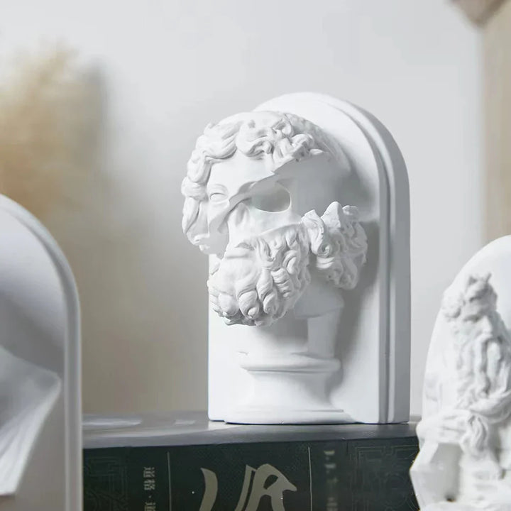 Skanto | Nordisk INS Stil Karakter Gips Statue DIY Malt Skisse Fotografi Rekvisitter Bord Dekorasjoner Hjem Kunst Gips Dekorasjon