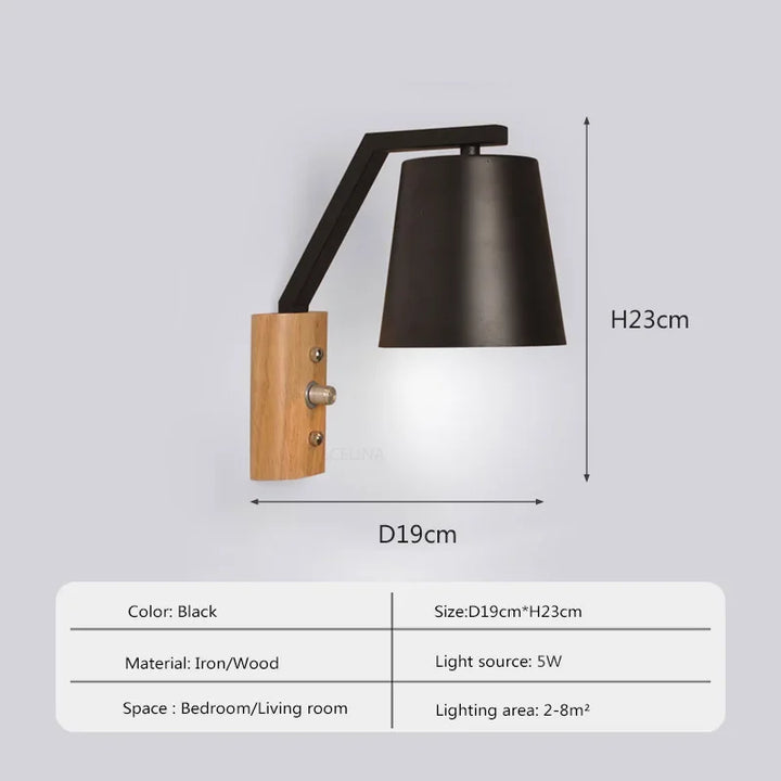 WoodGlow Light – LED Vegglampe for Soverom Skanto