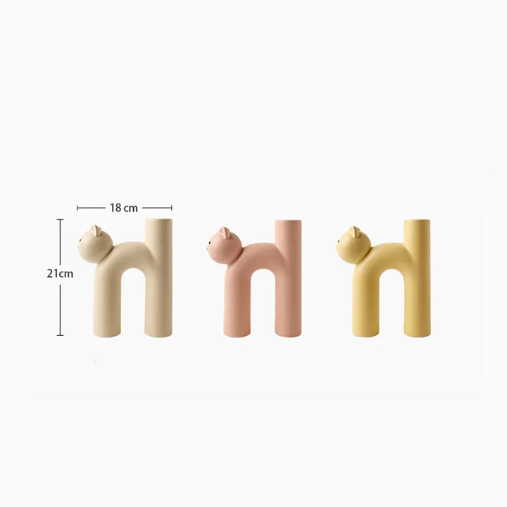 Skanto | Mini Katt Elegant Minimal H-form Blomster vase