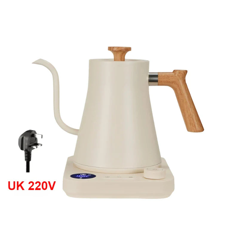 Skanto | 1200W Intelligent Elektrisk Vannkoker - Goose Neck Hånd Brygget Kaffe-kanne for Melkepulver & Presis Brygging
