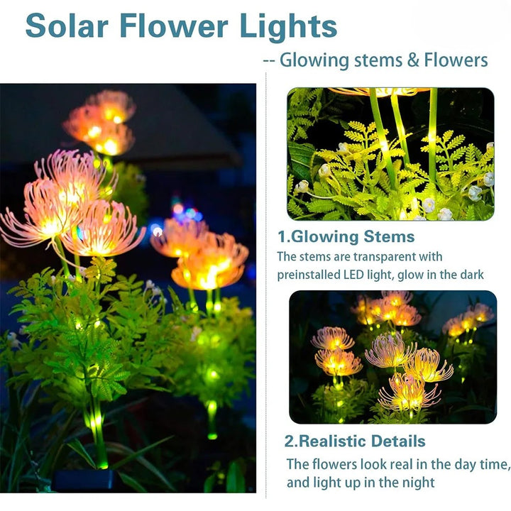 Skanto | Myk Rosa Glød Solar LED Blomsterhage Lys