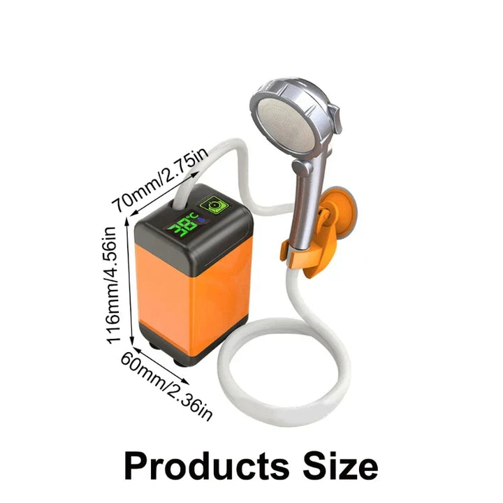 Go Travel Bærbar Oppladbar USB Utendørs Dusj Pumpe | Skanto