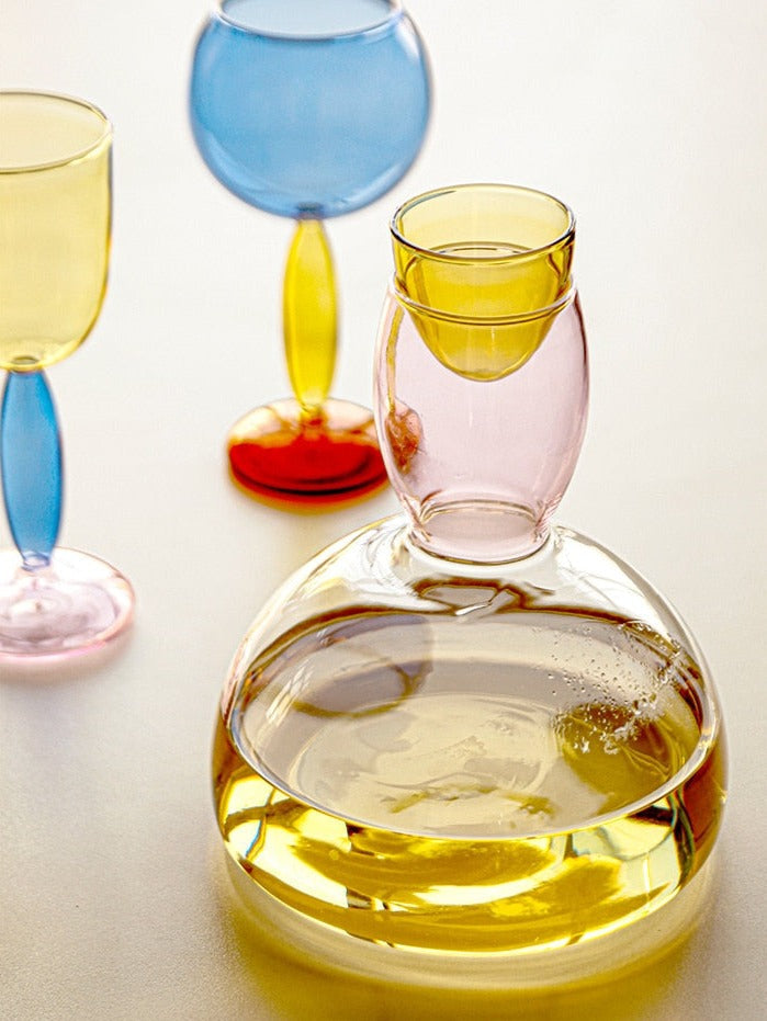 Skanto | Borosilicate 3-Farge Glass - Vin Glass