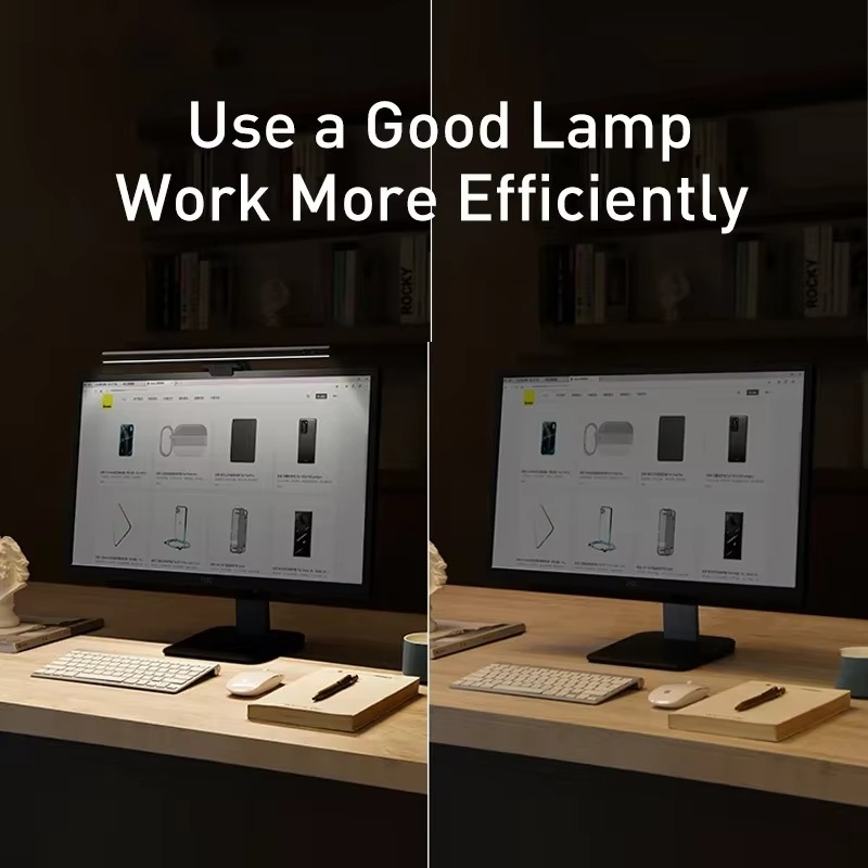 Skanto | USB-drevet skjermhengende LED-skrivebordlampe for skjermer og bærbare datamaskiner