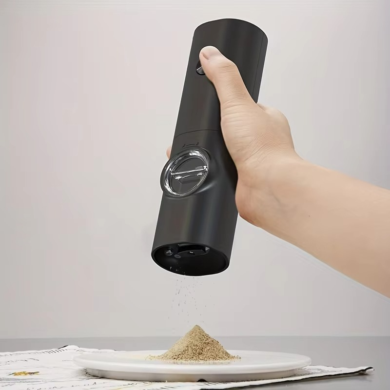 Skanto | Elektrisk pepper- og saltkvernsett med justerbar grovhet og LED-lys