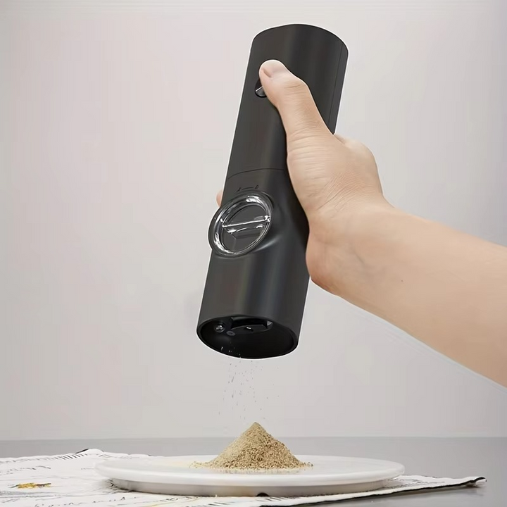 Skanto | Elektrisk pepper- og saltkvernsett med justerbar grovhet og LED-lys