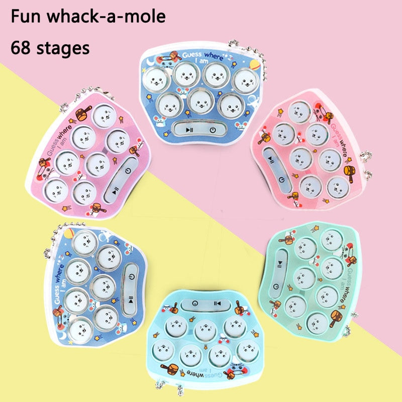 Skanto | Mini Pocket Whac-a-mole Nøkkelring Leketøy
