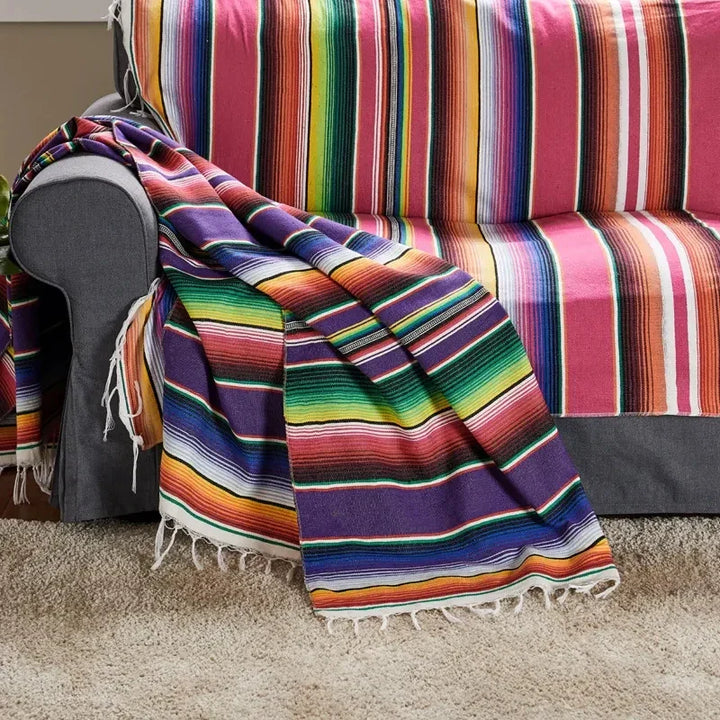 Skanto | Fargerik meksikansk serape-teppe