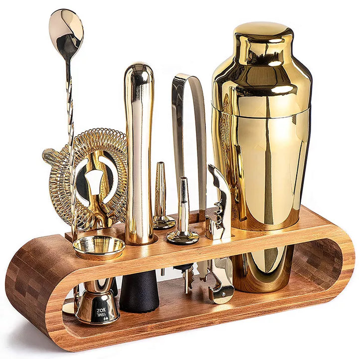 Stirré Elite Cocktail Set – Luksuriøs Metallisk Bar Kit Nødvendigheter | Skanto