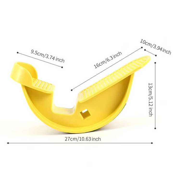 2er-Pack Fußwippen-Wadenstrecker zur Linderung von Plantarfasziitis, Achillessehnenentzündung, Knöchel- og Unterschenkelmuskelverspannungen, 27 x 13 cm Große Schrägbretter