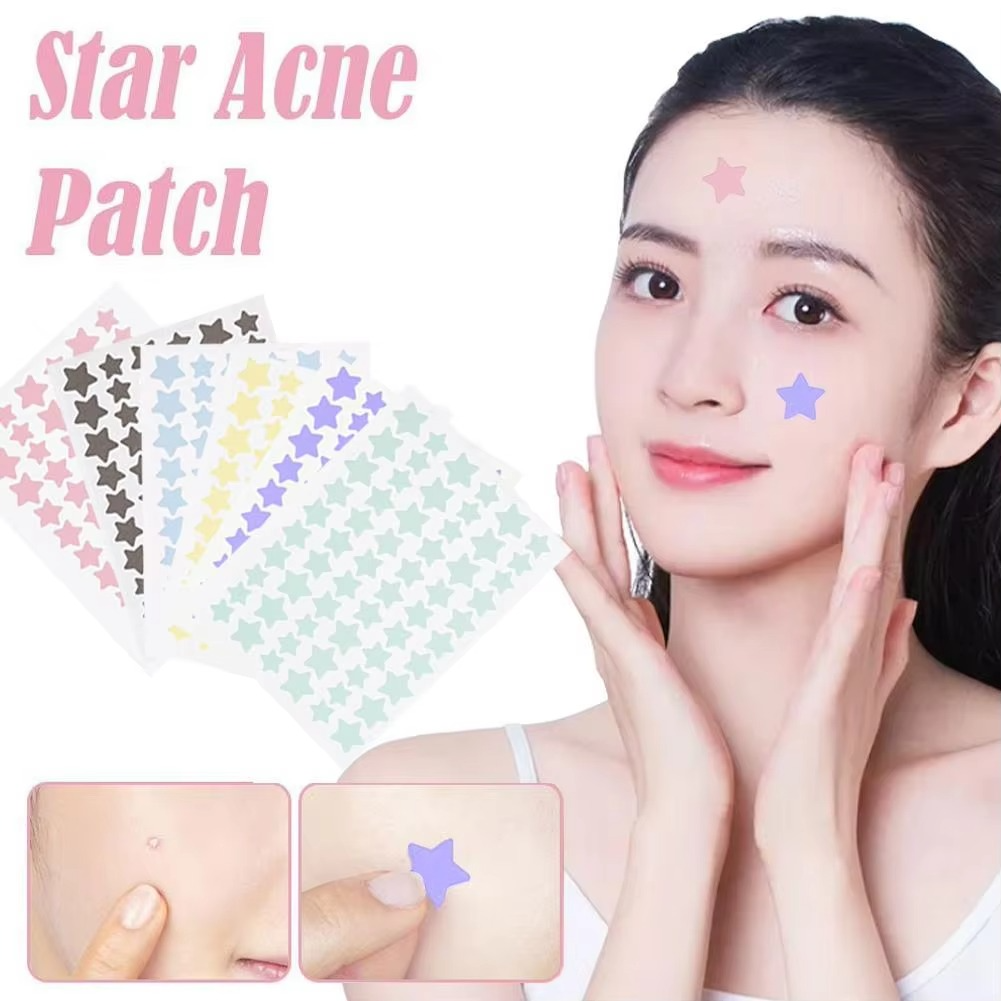 Skanto | 60PCS Akne Pimpel Patch Klistremerker Vanntett Hydrocolloid Flekkbehandling