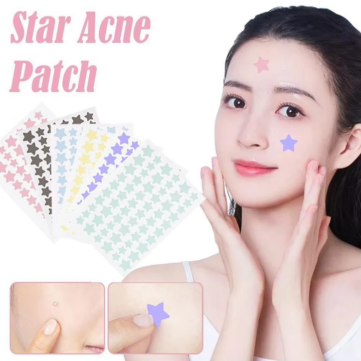 Skanto | 60PCS Akne Pimpel Patch Klistremerker Vanntett Hydrocolloid Flekkbehandling